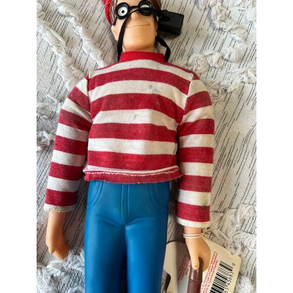 Vtg Where's Waldo 12" Action Figure Doll 1990 Applause Camera Martin Handford - Picture 3 of 8